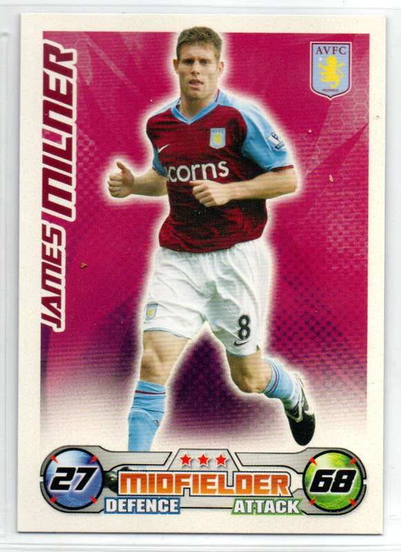Topps Match Attax PL 2008/2009 - Aston Villa - 11 Cards