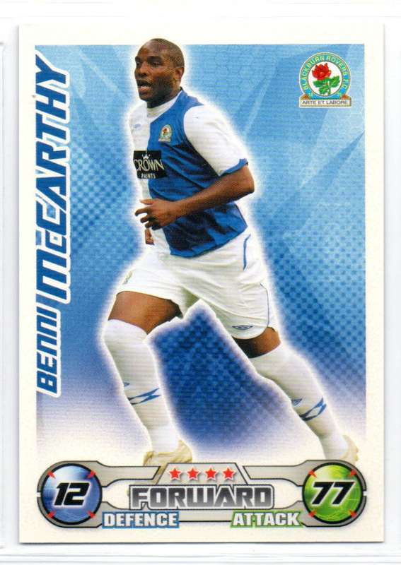 Topps Match Attax PL 2008/2009 - Blackburn Rovers - 12 Cards
