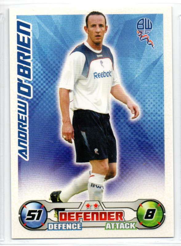 Topps Match Attax PL 2008/2009 - Bolton Wanderers - 7 Cards