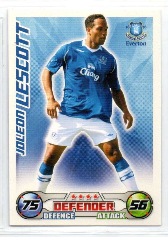 Topps Match Attax PL 2008/2009 - Everton - 10 Cards