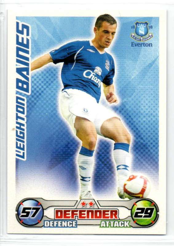 Topps Match Attax PL 2008/2009 - Everton - 10 Cards