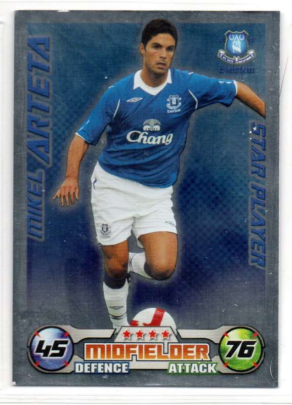 Topps Match Attax PL 2008/2009 - Everton - 10 Cards