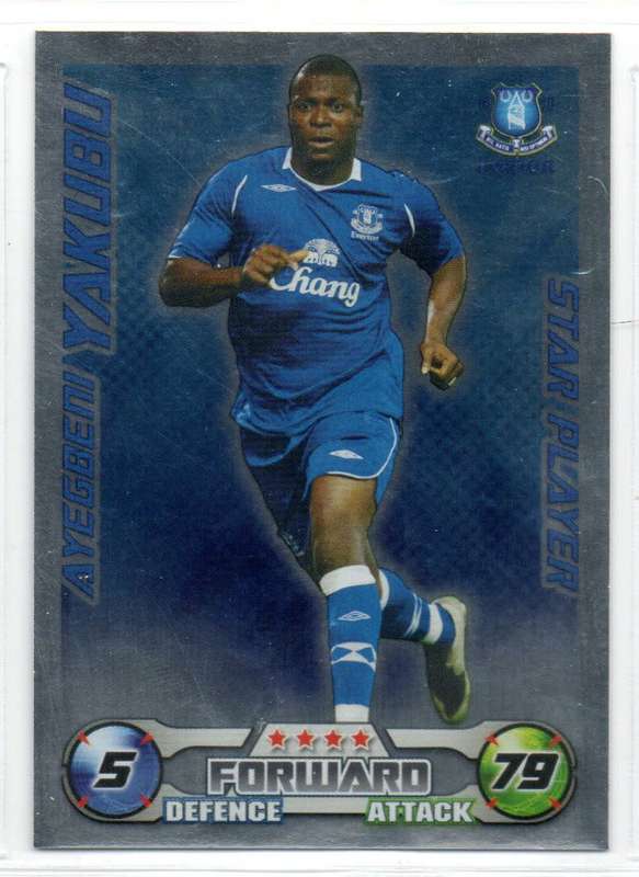 Topps Match Attax PL 2008/2009 - Everton - 10 Cards