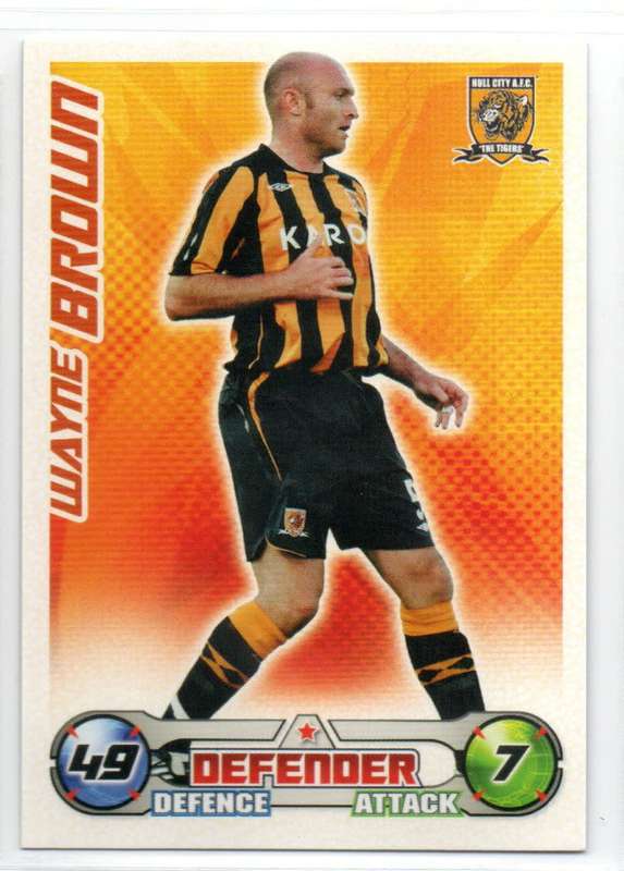 Topps Match Attax PL 2008/2009 - Hull City - 17 Cards
