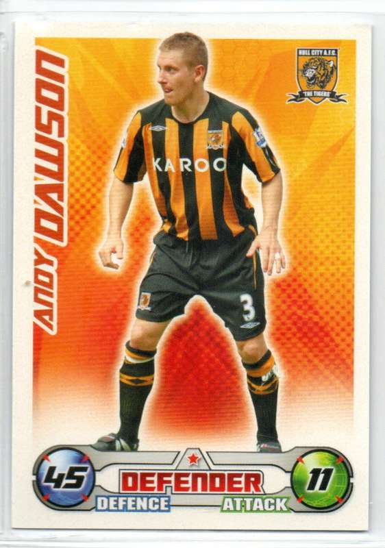 Topps Match Attax PL 2008/2009 - Hull City - 17 Cards