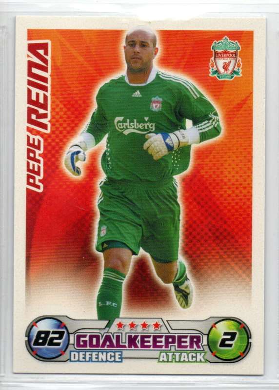 Topps Match Attax PL 2008/2009 - Liverpool FC - 18 Cards