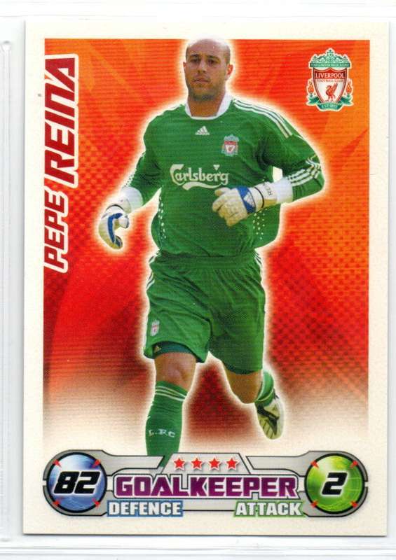 Topps Match Attax PL 2008/2009 - Liverpool FC - 18 Cards