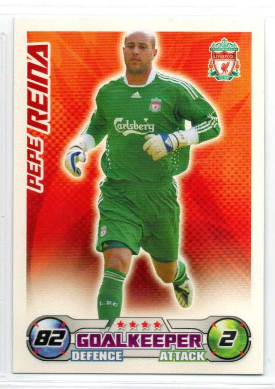 Topps Match Attax PL 2008/2009 - Liverpool FC - 18 Cards