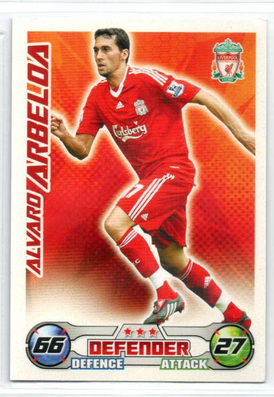 Topps Match Attax PL 2008/2009 - Liverpool FC - 18 Cards