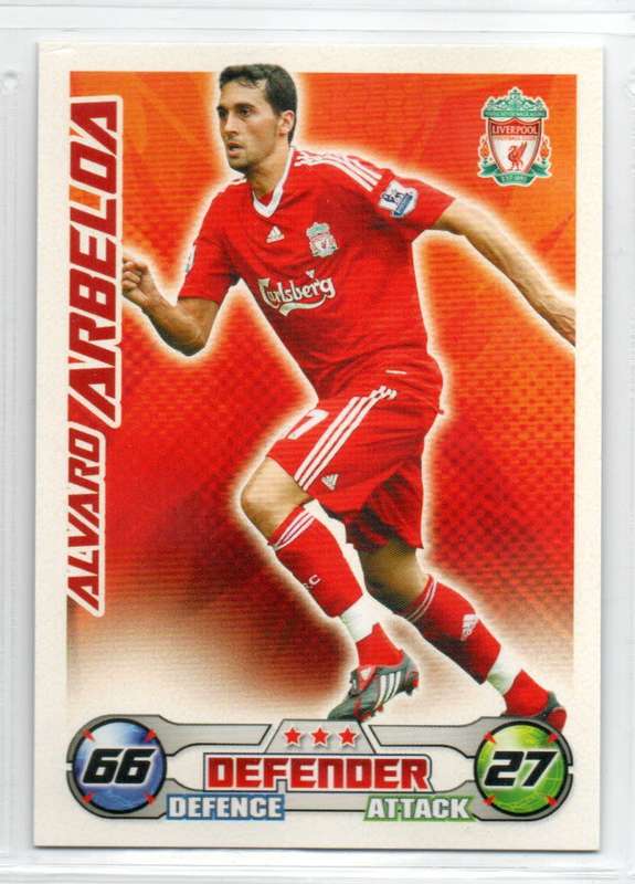 Topps Match Attax PL 2008/2009 - Liverpool FC - 18 Cards