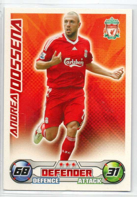 Topps Match Attax PL 2008/2009 - Liverpool FC - 18 Cards