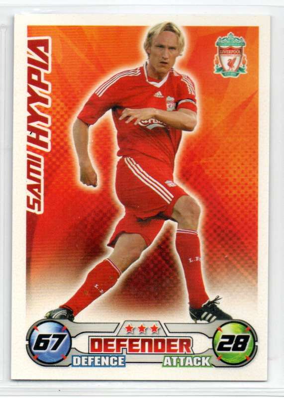 Topps Match Attax PL 2008/2009 - Liverpool FC - 18 Cards