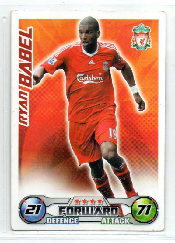 Topps Match Attax PL 2008/2009 - Liverpool FC - 18 Cards