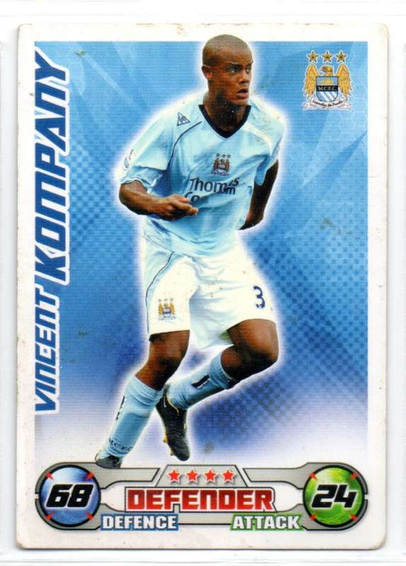 Topps Match Attax PL 2008/2009 - Manchester City - 18 Cards