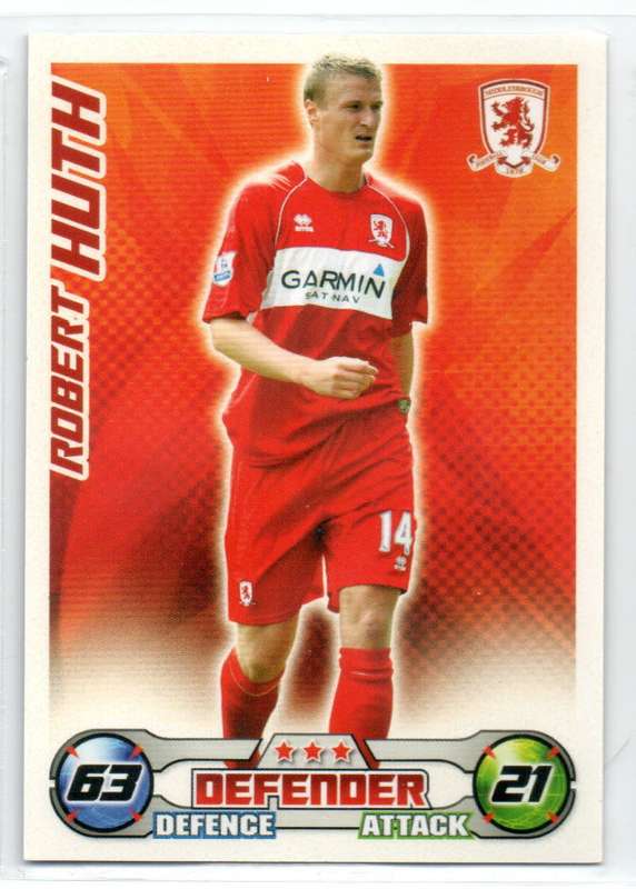 Topps Match Attax PL 2008/2009 - Middlesbrough - 19 Cards
