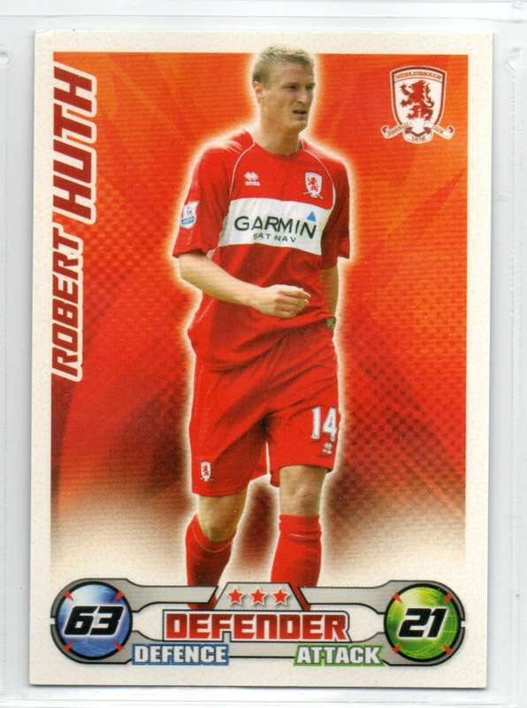 Topps Match Attax PL 2008/2009 - Middlesbrough - 19 Cards