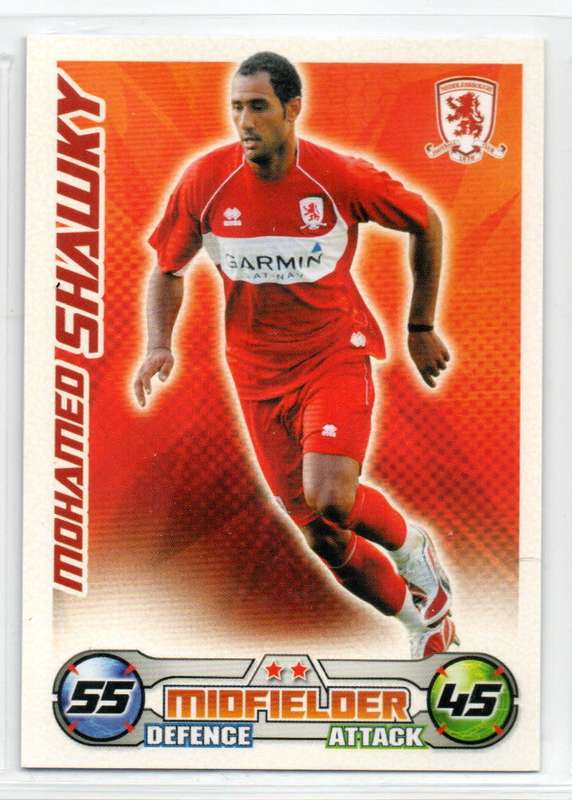 Topps Match Attax PL 2008/2009 - Middlesbrough - 19 Cards