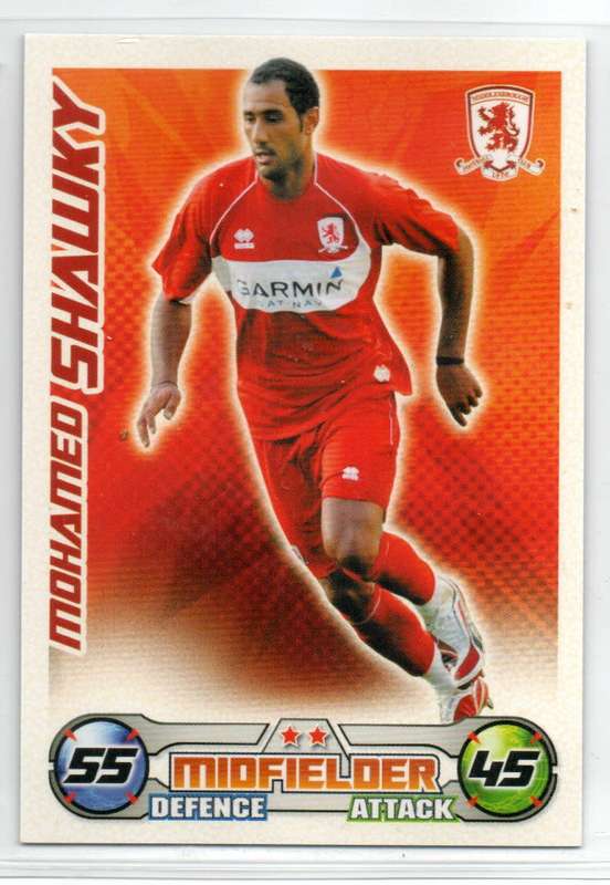 Topps Match Attax PL 2008/2009 - Middlesbrough - 19 Cards