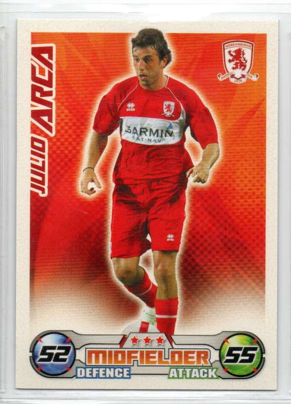 Topps Match Attax PL 2008/2009 - Middlesbrough - 19 Cards