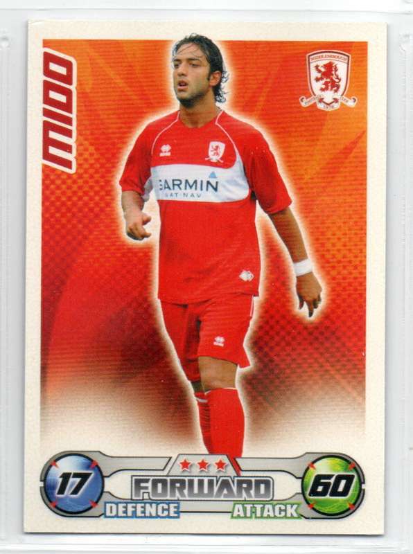 Topps Match Attax PL 2008/2009 - Middlesbrough - 19 Cards