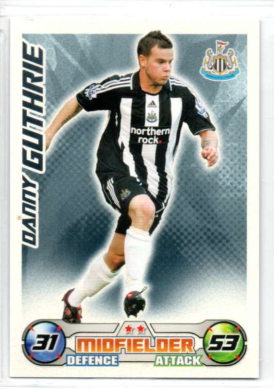 Topps Match Attax PL 2008/2009 - Newcastle United - 10 Cards