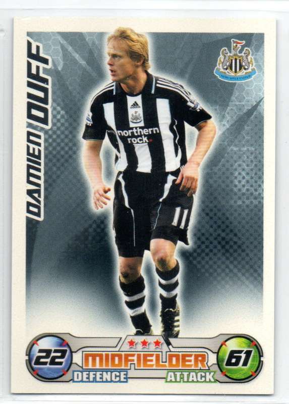 Topps Match Attax PL 2008/2009 - Newcastle United - 10 Cards