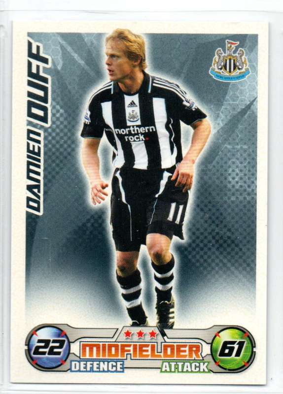 Topps Match Attax PL 2008/2009 - Newcastle United - 10 Cards
