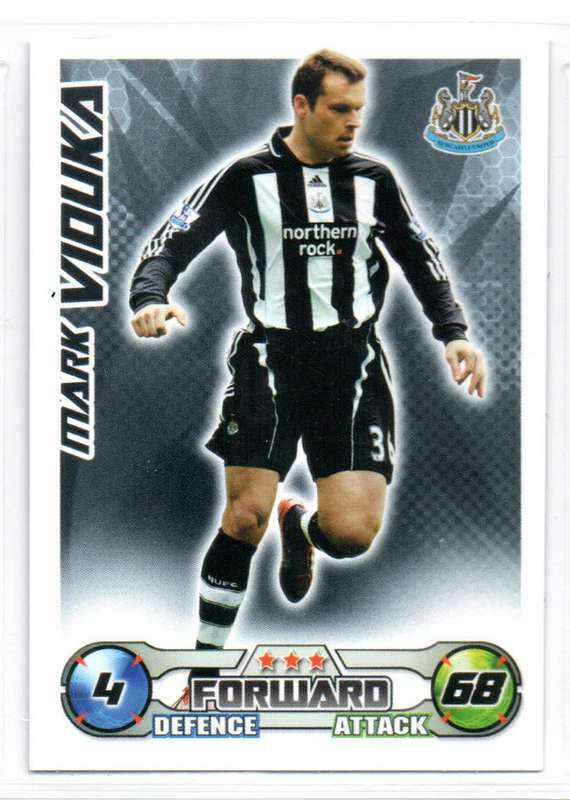 Topps Match Attax PL 2008/2009 - Newcastle United - 10 Cards