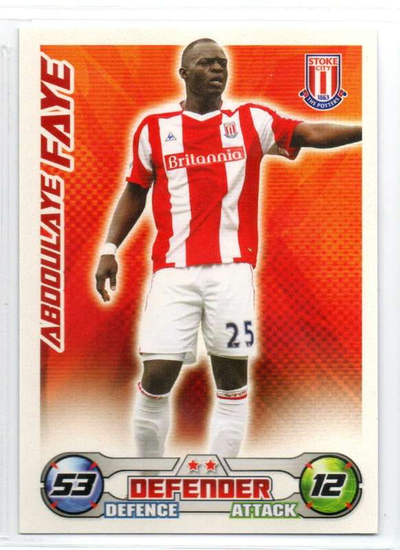 Topps Match Attax PL 2008/2009 - Stoke City - 16 Cards