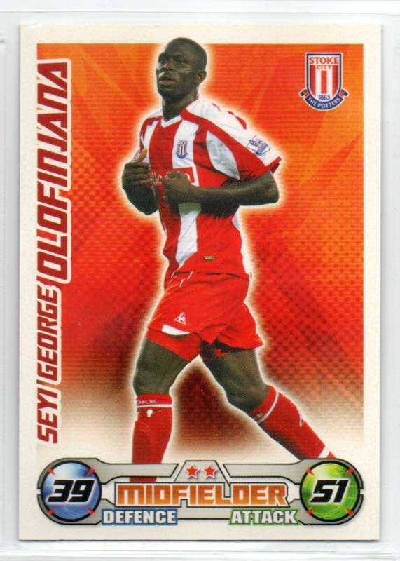 Topps Match Attax PL 2008/2009 - Stoke City - 16 Cards