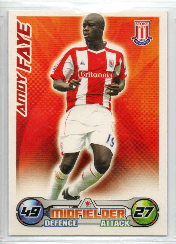 Topps Match Attax PL 2008/2009 - Stoke City - 16 Cards