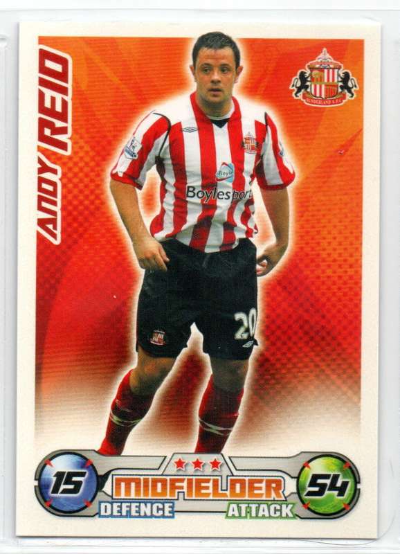 Topps Match Attax PL 2008/2009 - Sunderland - 15 Cards