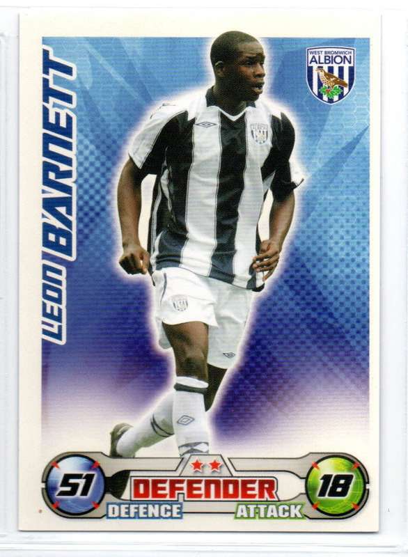 Topps Match Attax PL 2008/2009 - West Bromwich Albion - 14 Cards