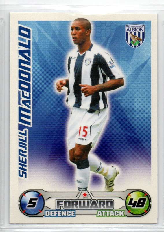 Topps Match Attax PL 2008/2009 - West Bromwich Albion - 14 Cards
