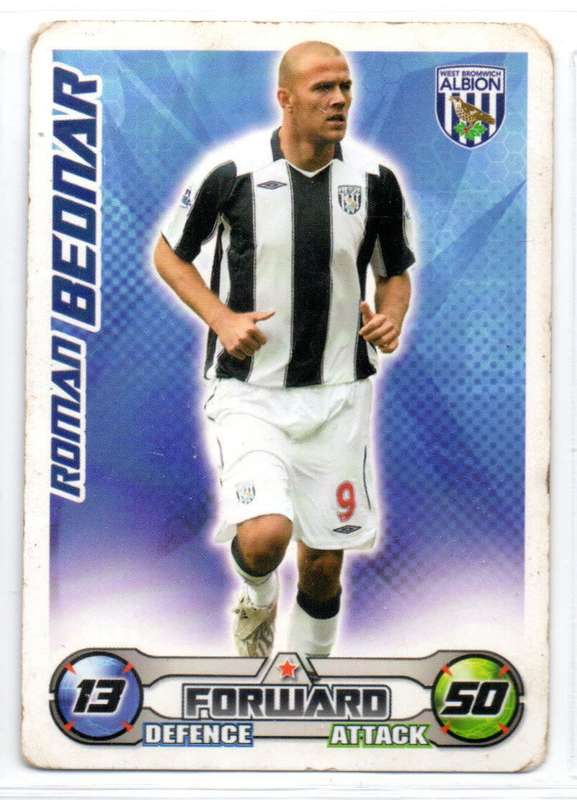 Topps Match Attax PL 2008/2009 - West Bromwich Albion - 14 Cards
