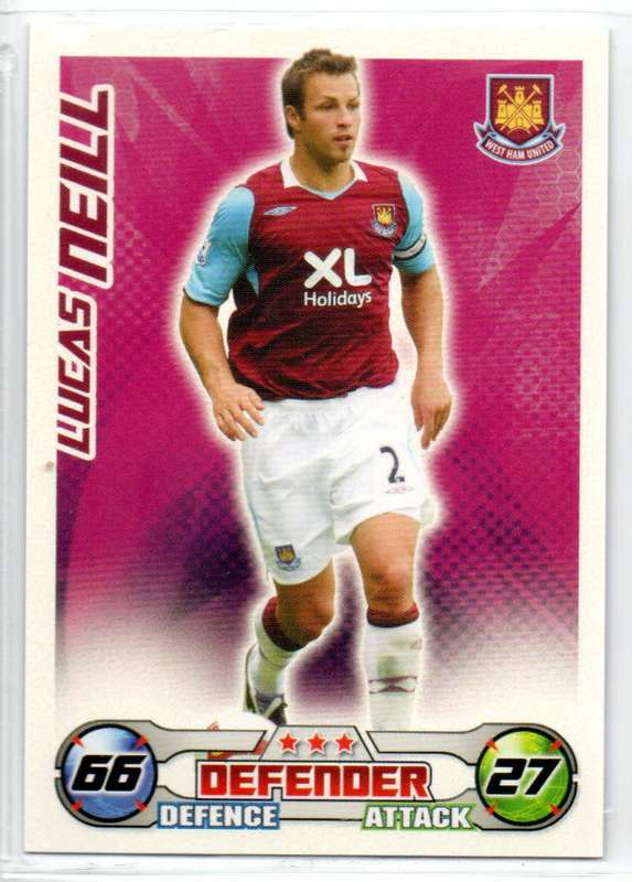 Topps Match Attax PL 2008/2009 - West Ham United - 25 Cards