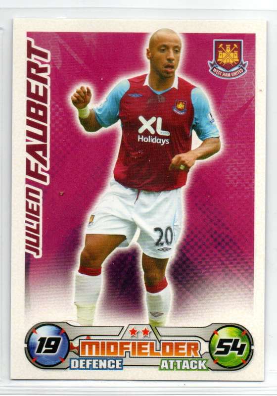 Topps Match Attax PL 2008/2009 - West Ham United - 25 Cards