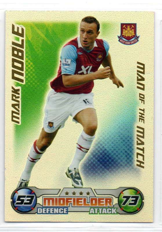 Topps Match Attax PL 2008/2009 - West Ham United - 25 Cards