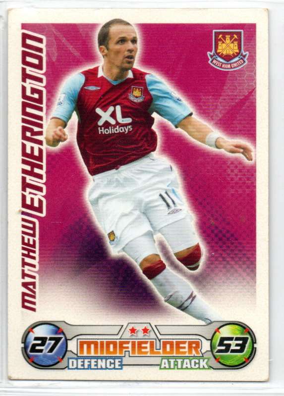 Topps Match Attax PL 2008/2009 - West Ham United - 25 Cards