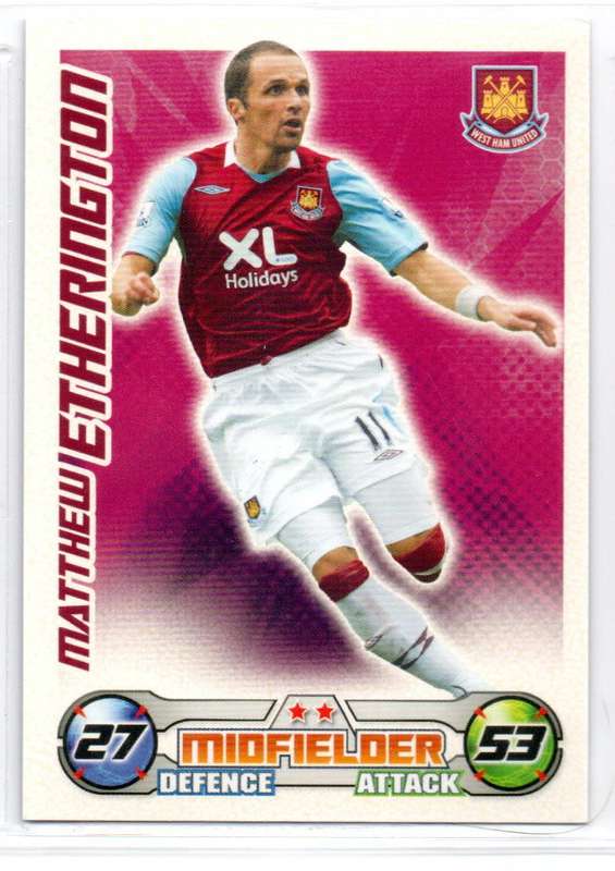 Topps Match Attax PL 2008/2009 - West Ham United - 25 Cards