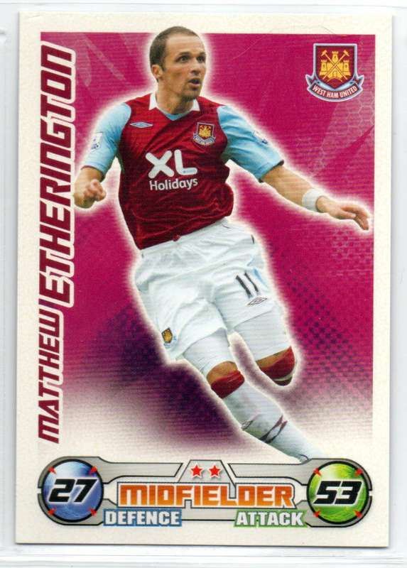 Topps Match Attax PL 2008/2009 - West Ham United - 25 Cards