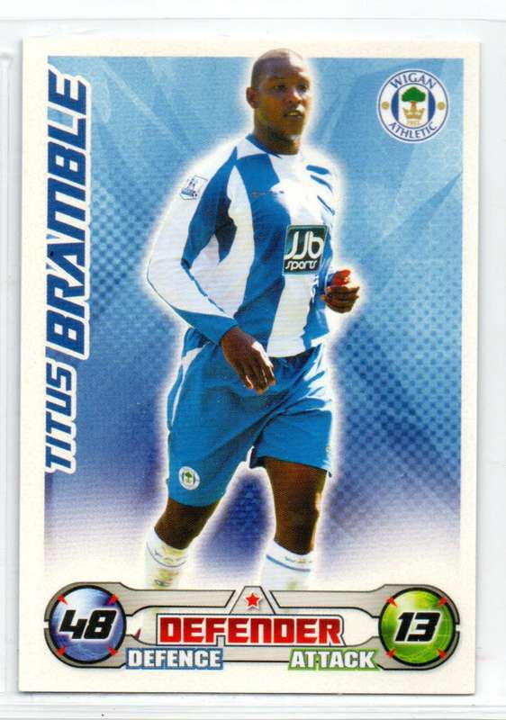 Topps Match Attax PL 2008/2009 - Wigan Athletic - 20 Cards
