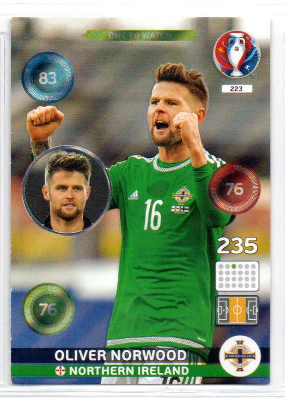 Panini UEFA Euro 2016 / XL Adrenalyn  - Northern Ireland - 2 Cards