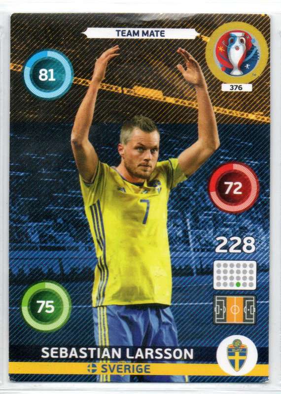 Panini UEFA Euro 2016 / XL Adrenalyn  - Sverige - 1 Card