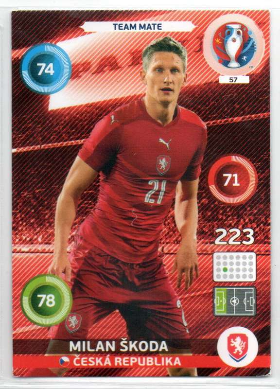Panini UEFA Euro 2016 / XL Adrenalyn  - Ceska Republika - 2 Cards