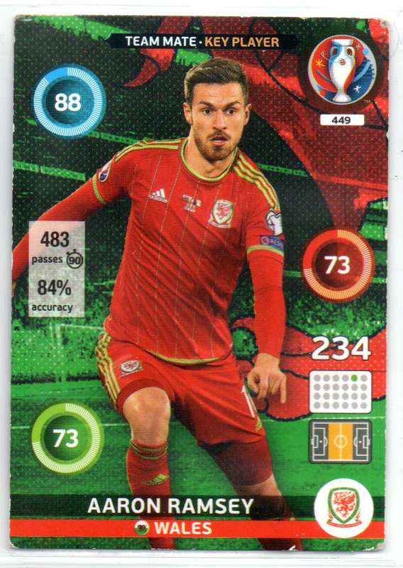 Panini UEFA Euro 2016 / XL Adrenalyn  - Wales - 2 Cards