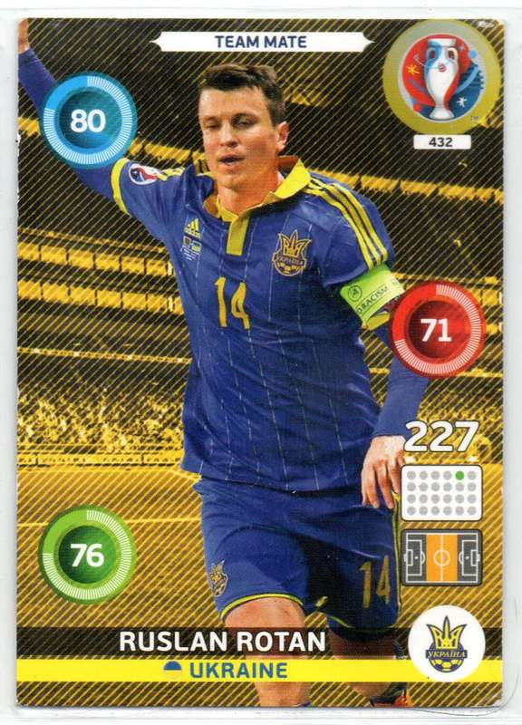 Panini UEFA Euro 2016 / XL Adrenalyn  - Ukraine - 5 Cards