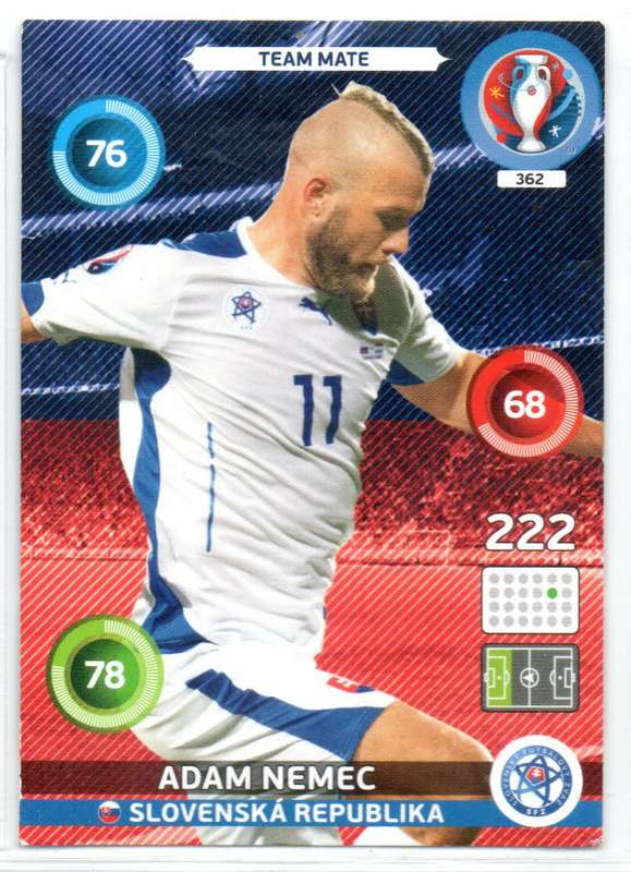 Panini UEFA Euro 2016 / XL Adrenalyn  - Slovenska Republika - 1 Card