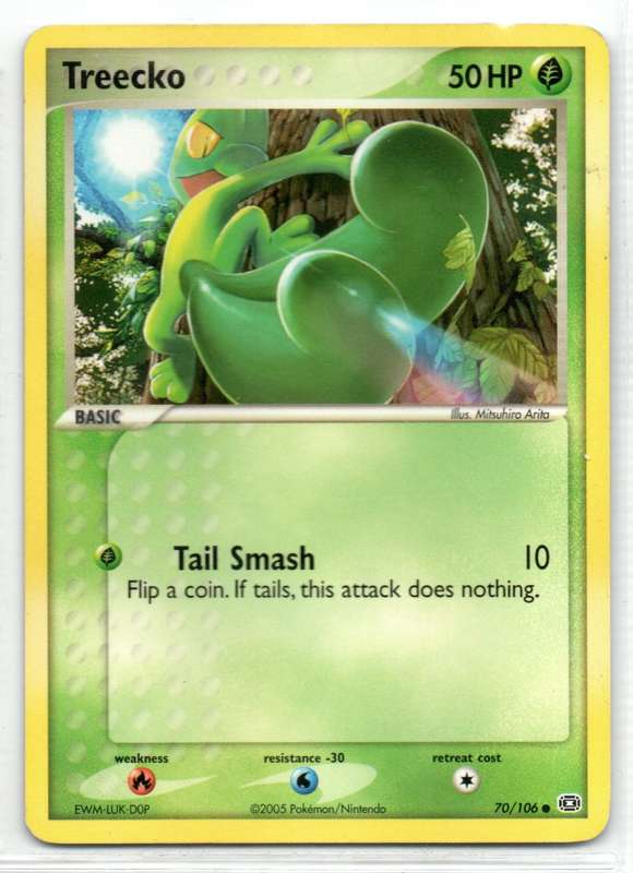 2005 Pokemon/Nintendo - Treecko 70/106 Common