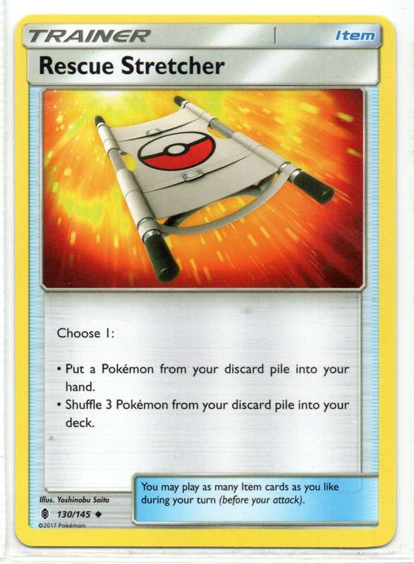 2017 Pokemon - Guardians Rising - Trainer Rescue Stretcher 130/145 Uncommon